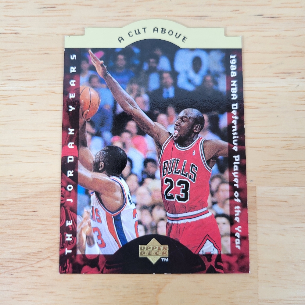 Michael Jordan 1996 Upper Deck Trading Card A Cut Above Basketball